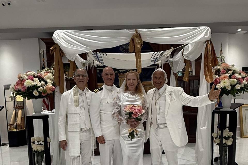 Wedding with Rabbi Frank