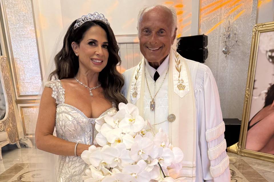 Wedding with Rabbi Frank