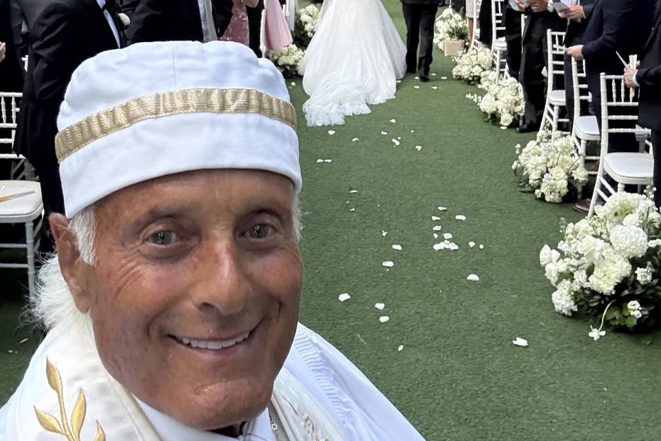 Wedding with Rabbi Frank