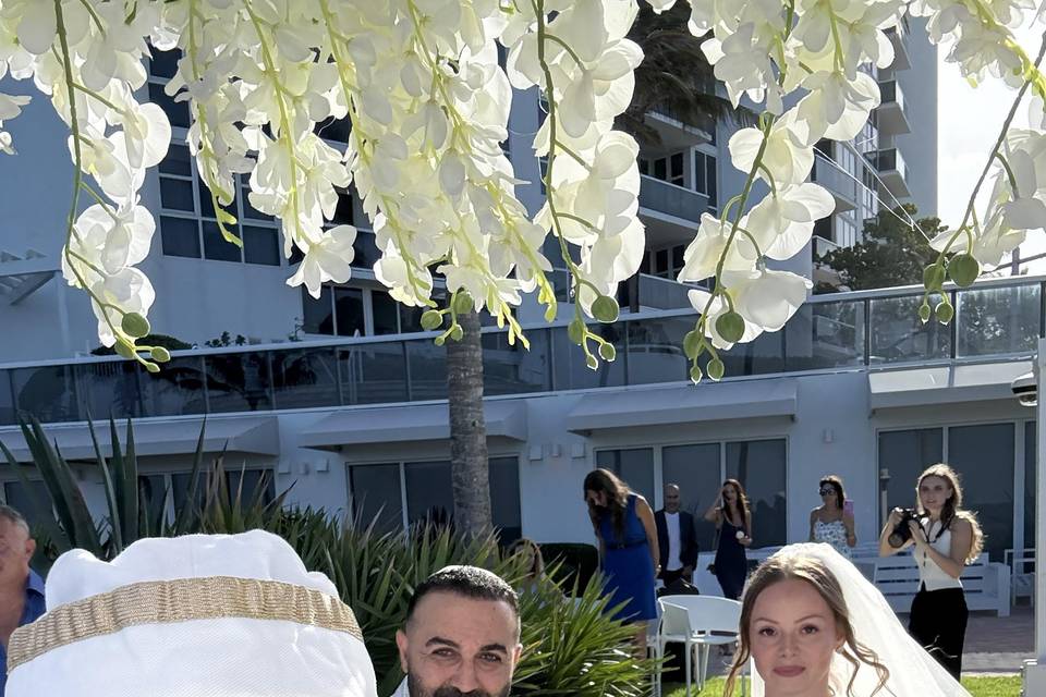 Wedding with Rabbi Frank