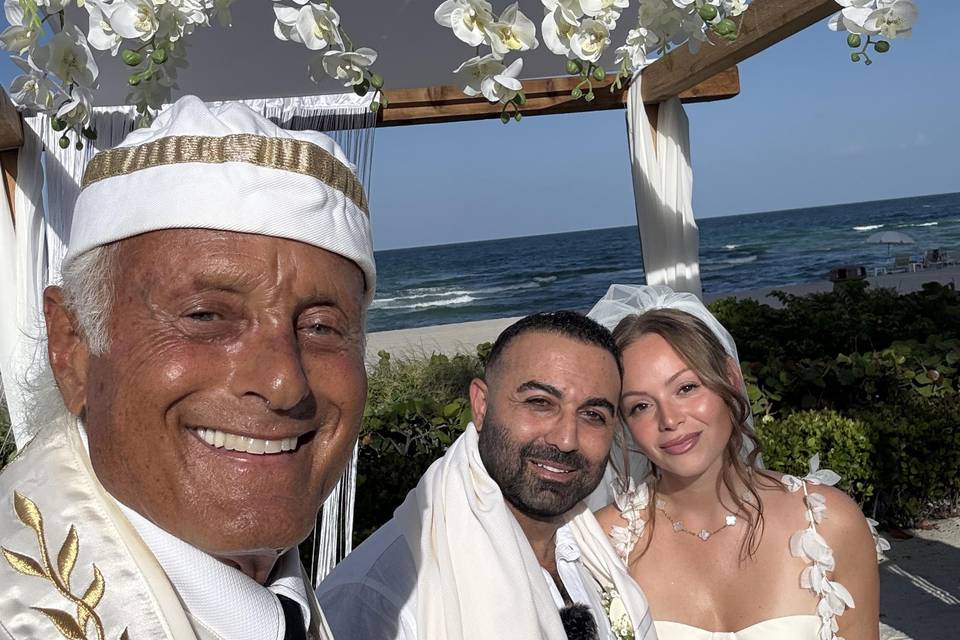 Wedding with Rabbi Frank