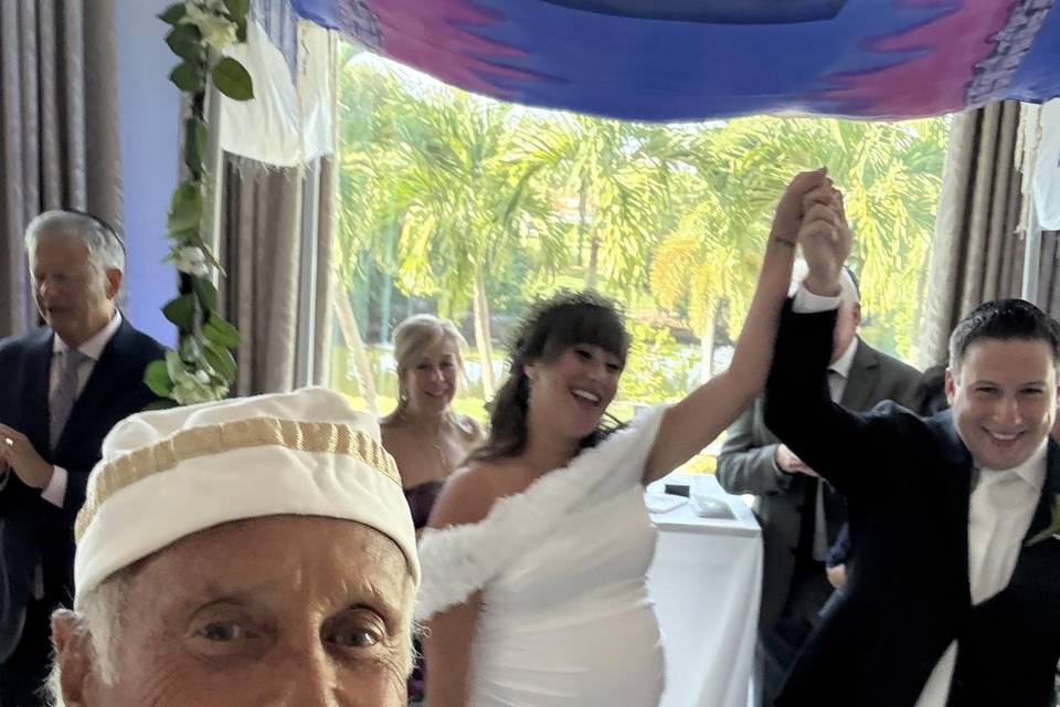 Wedding with Rabbi Frank
