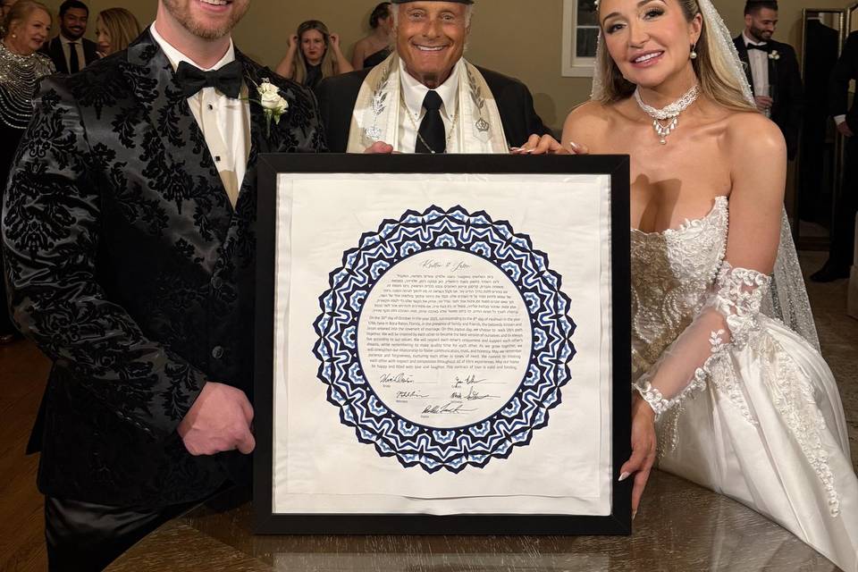 Wedding with Rabbi Frank
