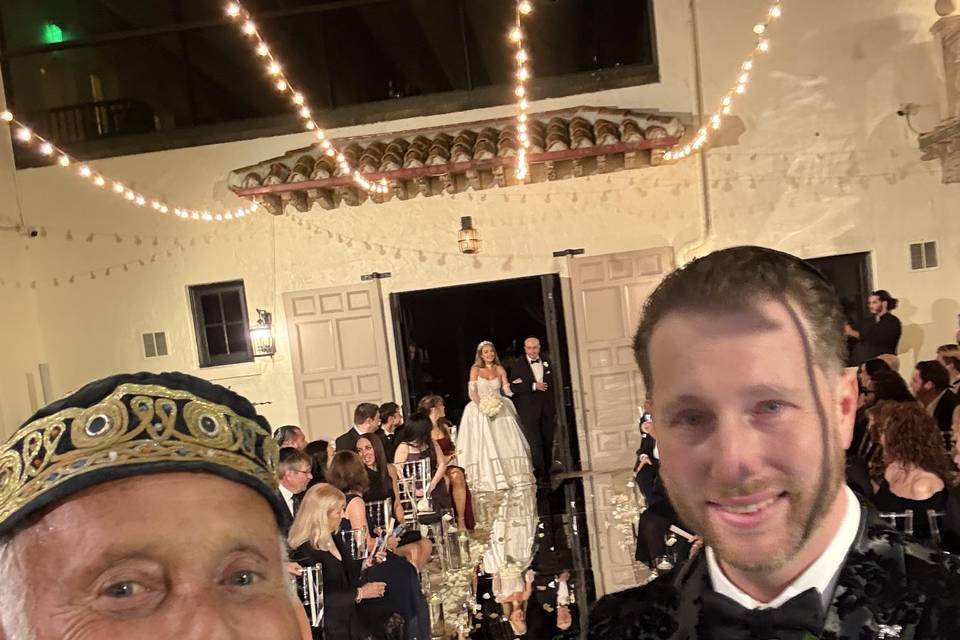 Wedding with Rabbi Frank