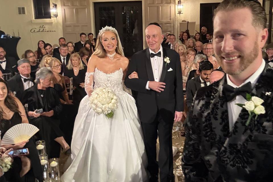 Wedding with Rabbi Frank