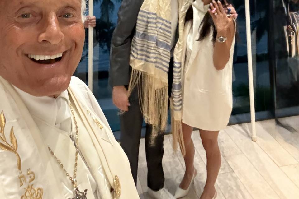 Wedding with Rabbi Frank
