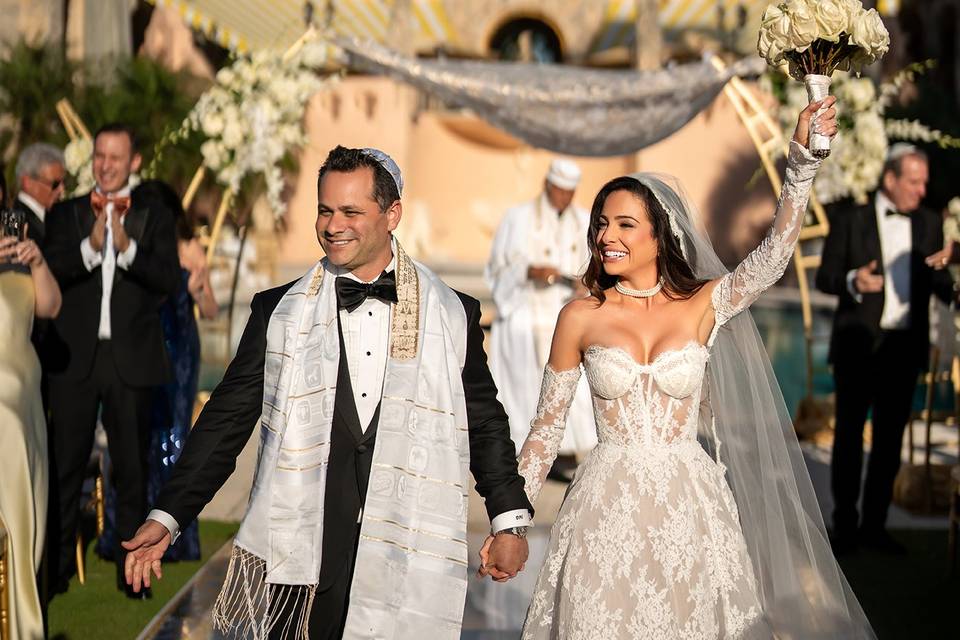 Wedding with Rabbi Frank