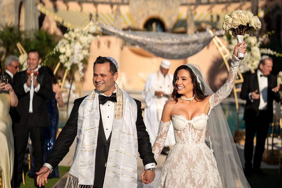 Wedding with Rabbi Frank