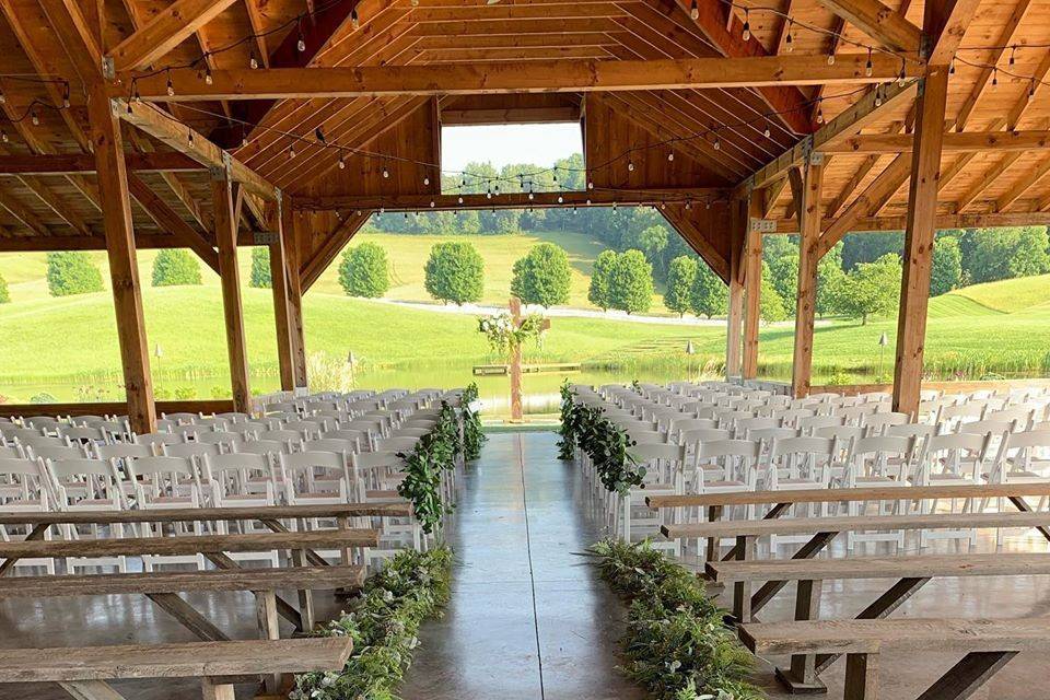 Idyllic ceremony site