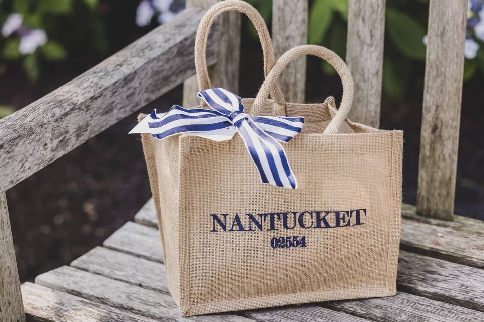 Nantucket Tote Bag. ACK Party Favors Nantucket Bachelorette 