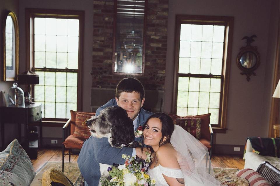 Wedding-day portrait