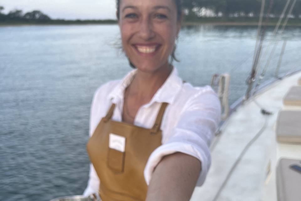Boat and oysters