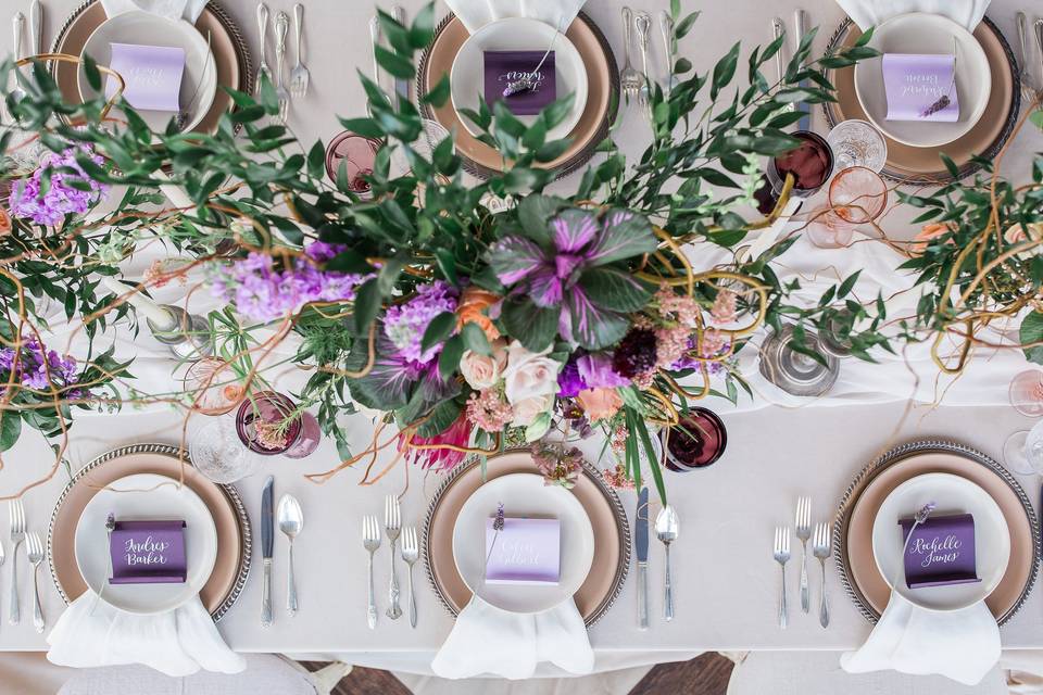 Guest table, Avensole Winery