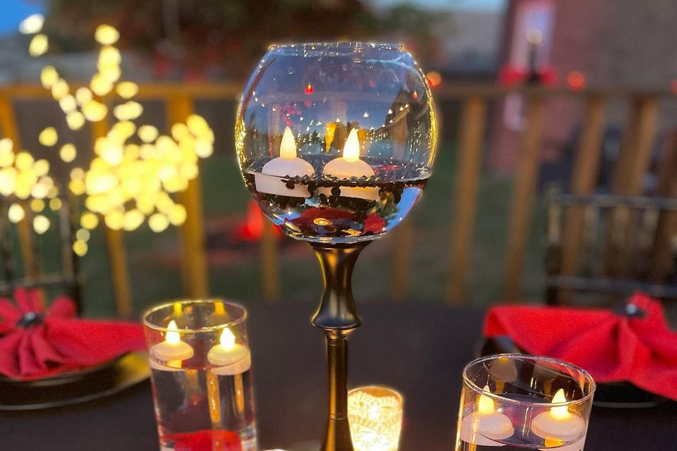 Romantic centerpiece