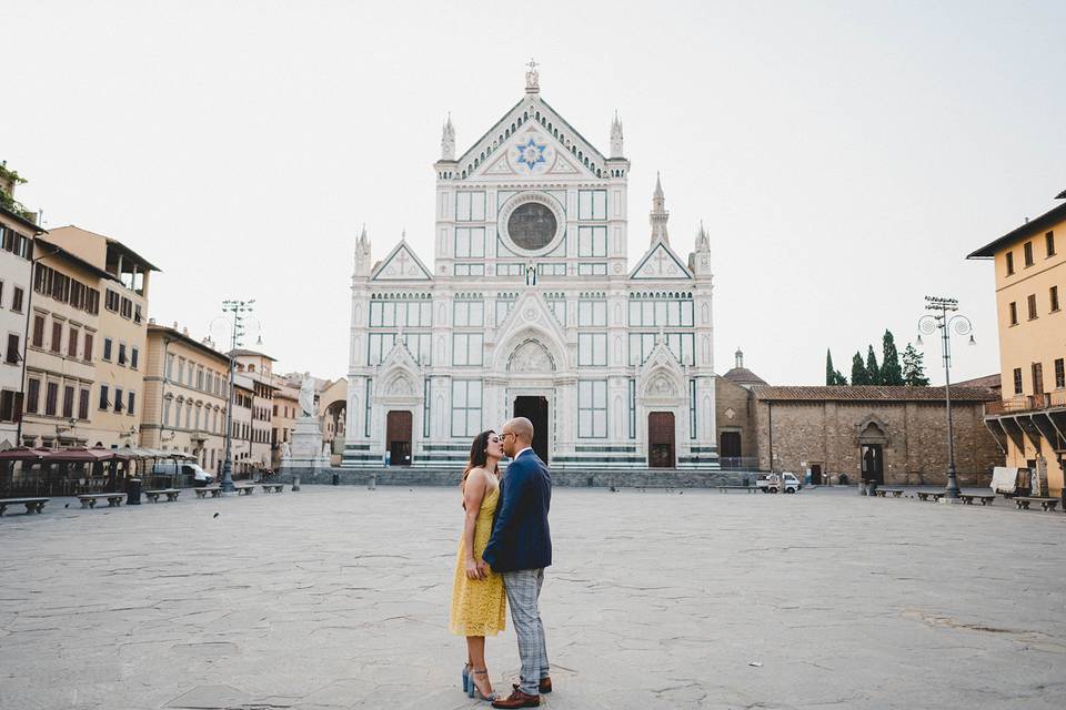 Couple kissing