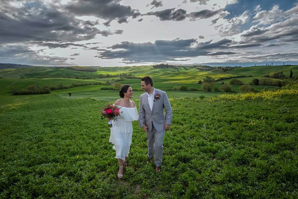 Elopement in Val d'Orcia