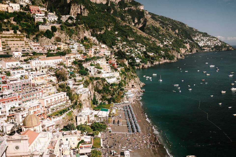 Elopement wedding in Positano