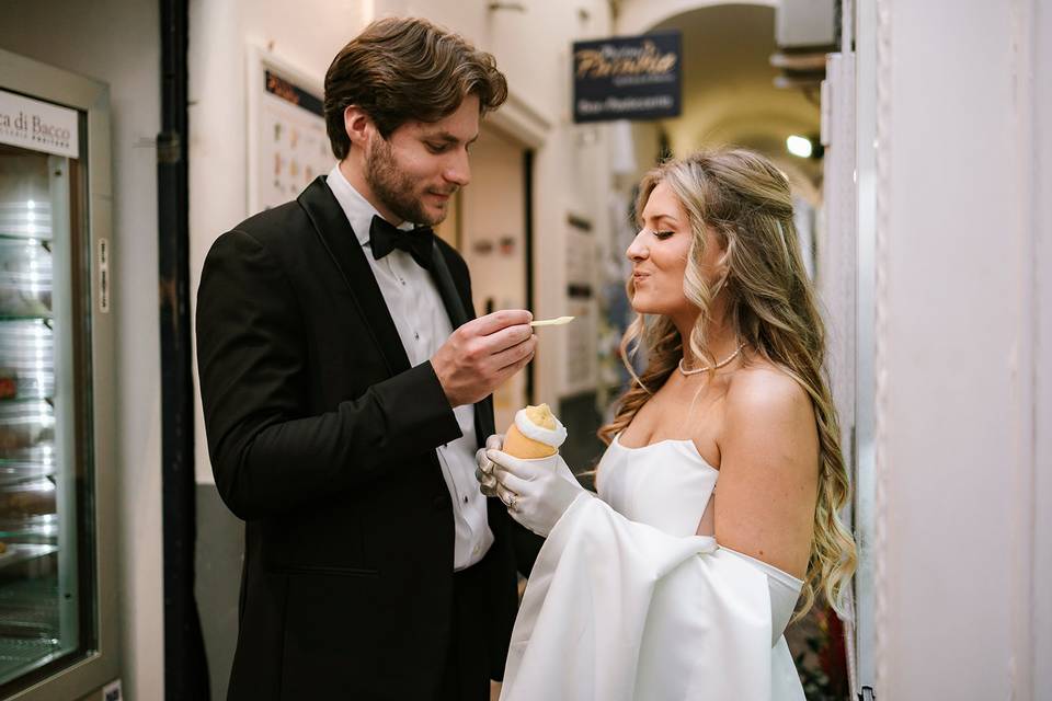 Elopement wedding in Positano