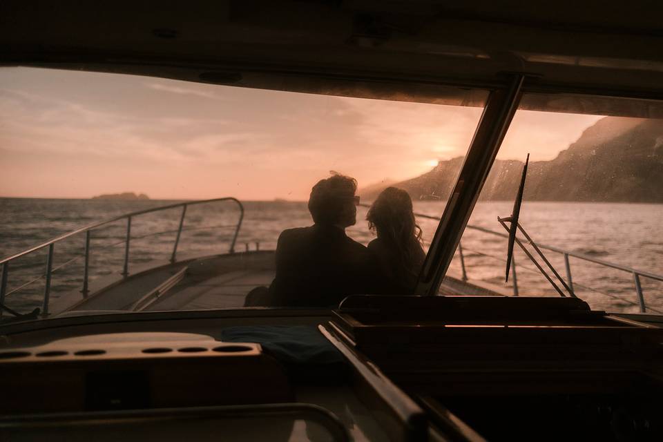 Elopement wedding in Positano