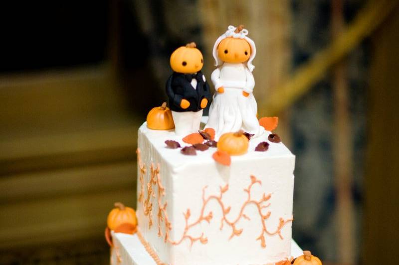 Pumpkin Bride and Groom