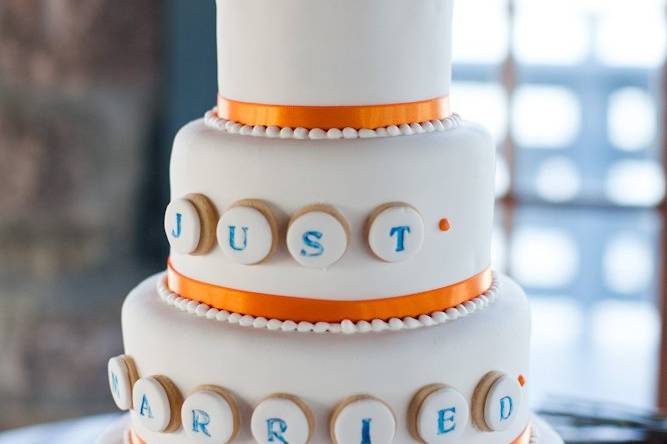 Just Married Cookies