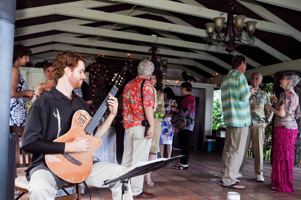 Outdoor wedding performance