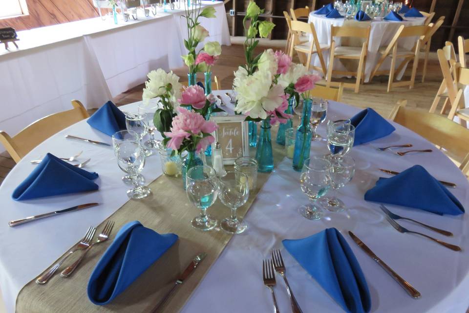 Wedding tablescape