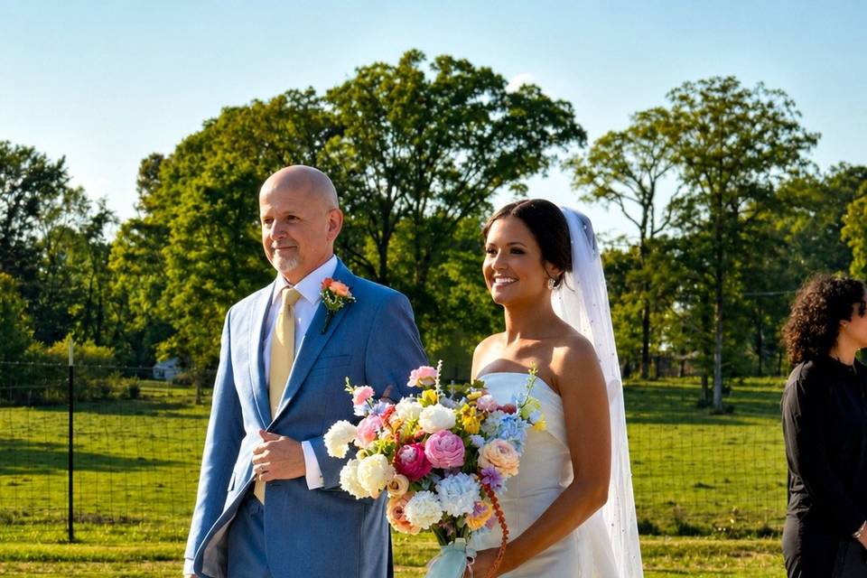 Bride and Father