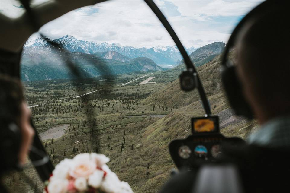Helicopter Wedding