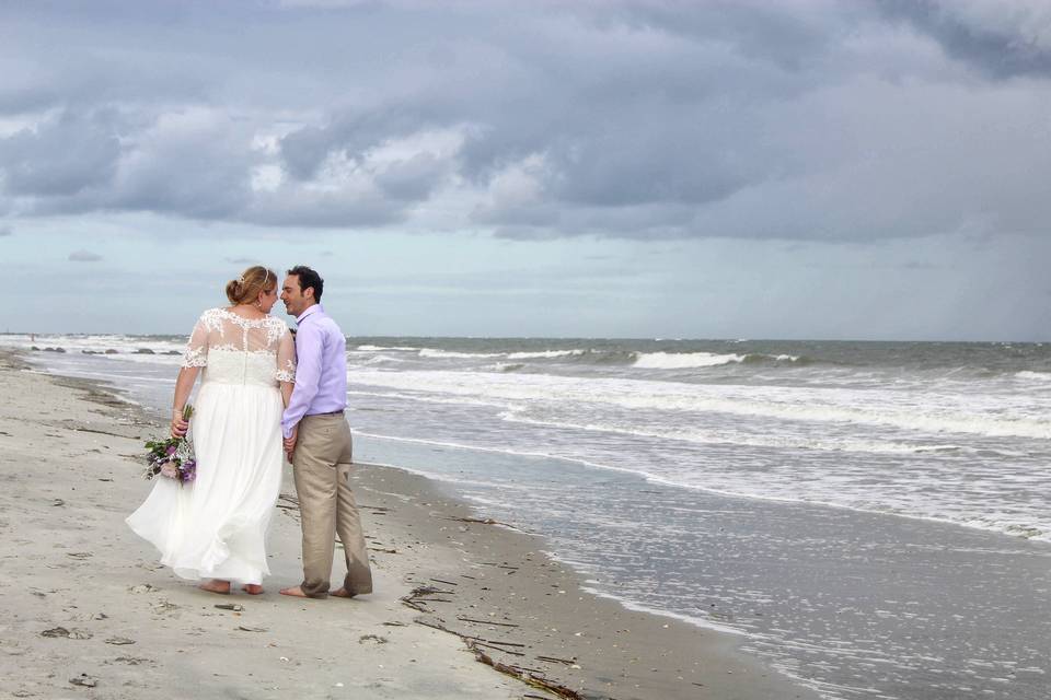 Destination beach wedding