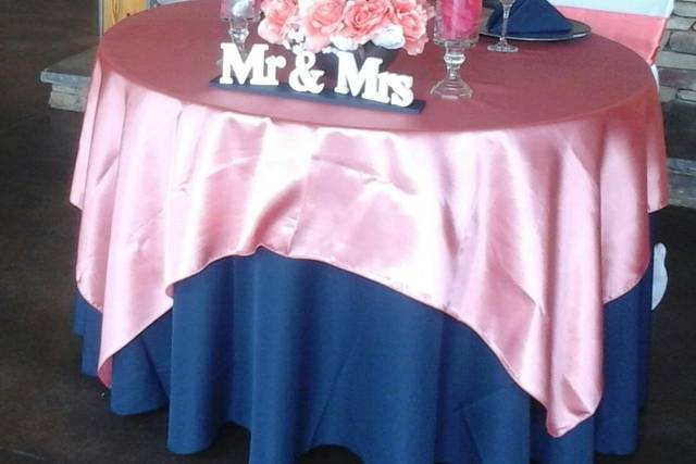 Table setup