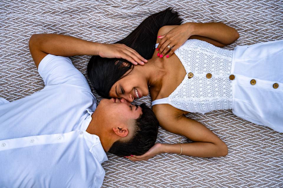 Intimate Moment of Connection