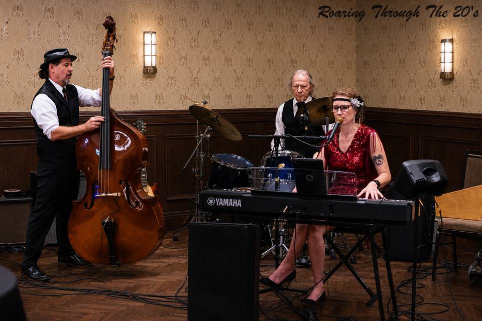 Speakeasy themed event with up