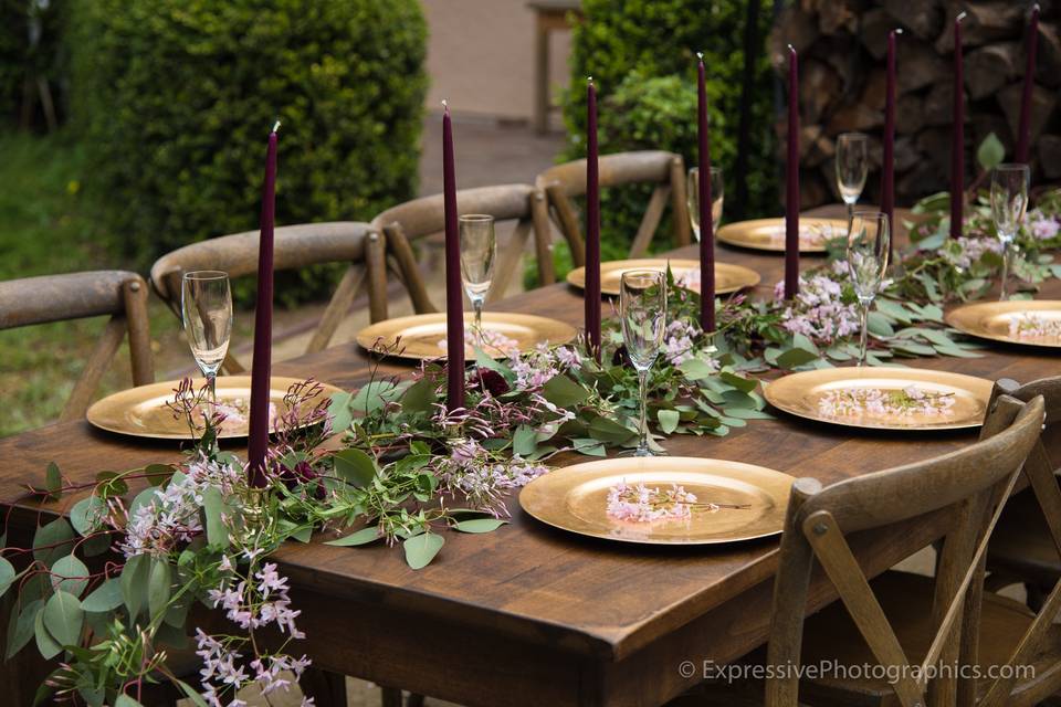 Garland for table