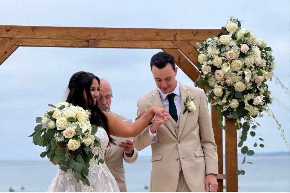 Soft Beach Wedding