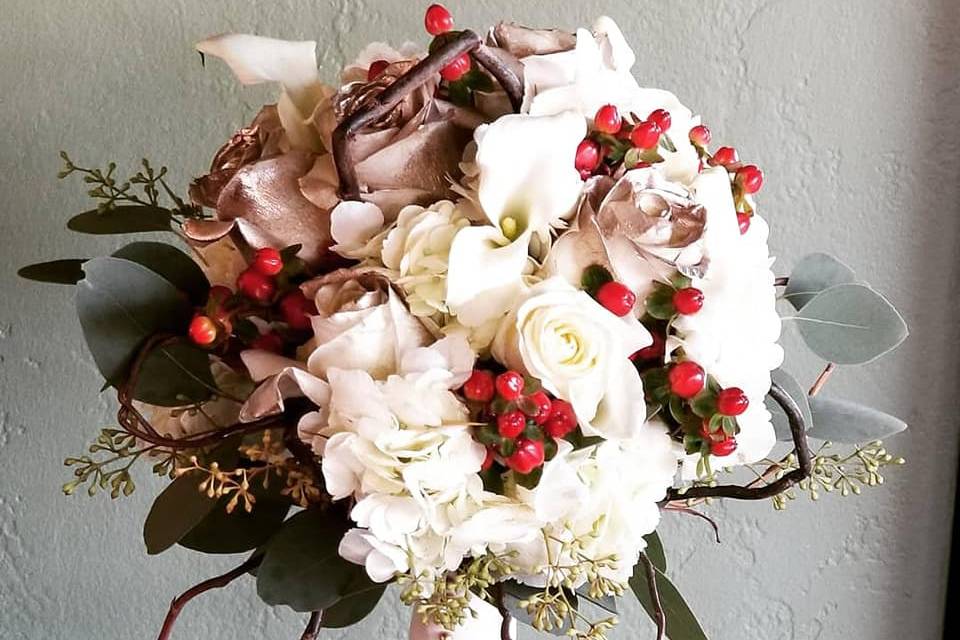 Holiday Bridal Bouquet