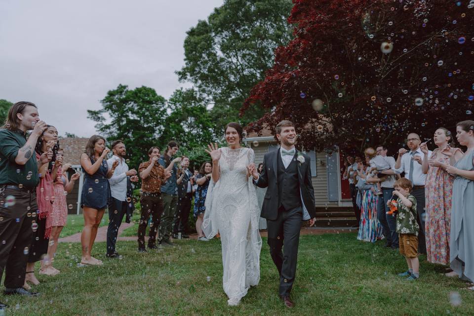 Backyard wedding 