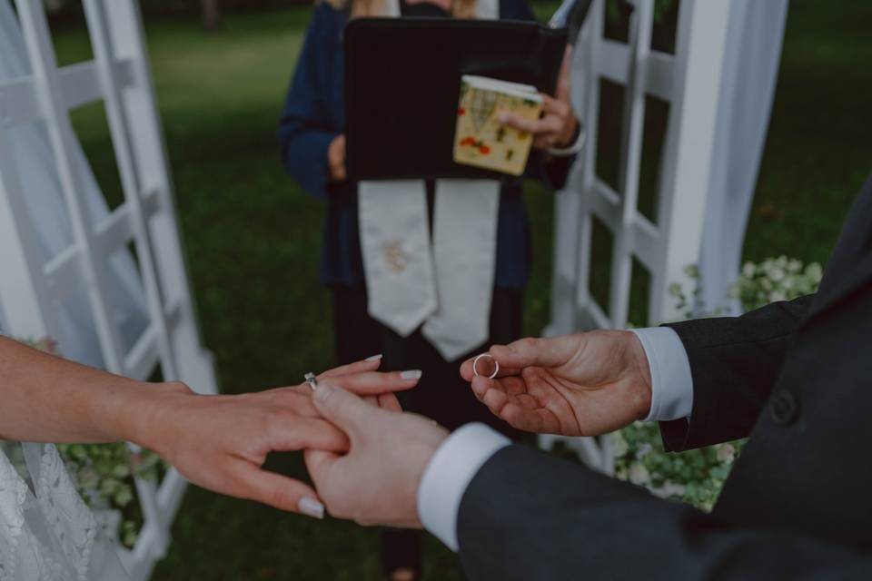 Backyard wedding 