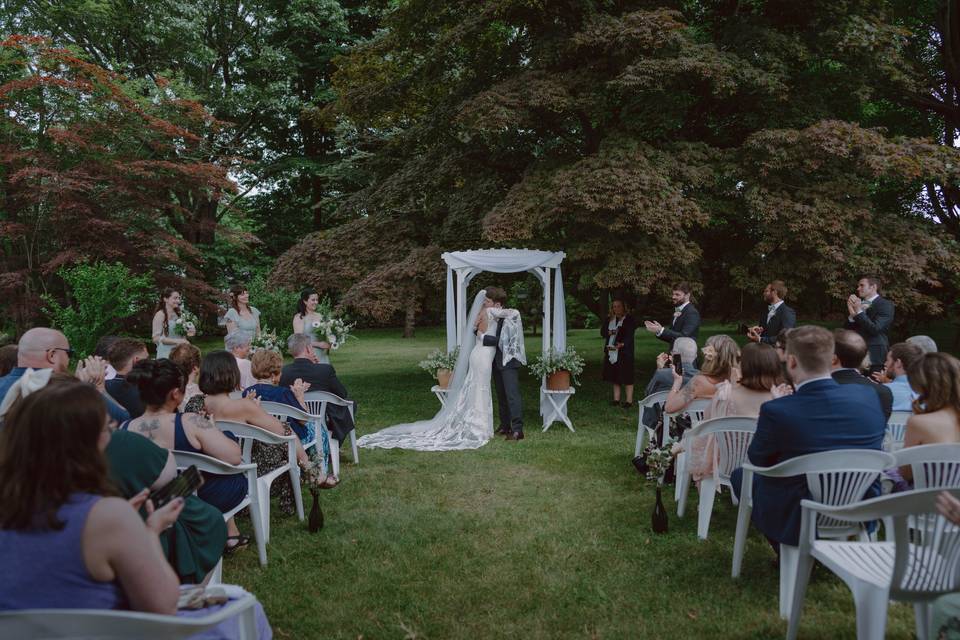 Backyard wedding 
