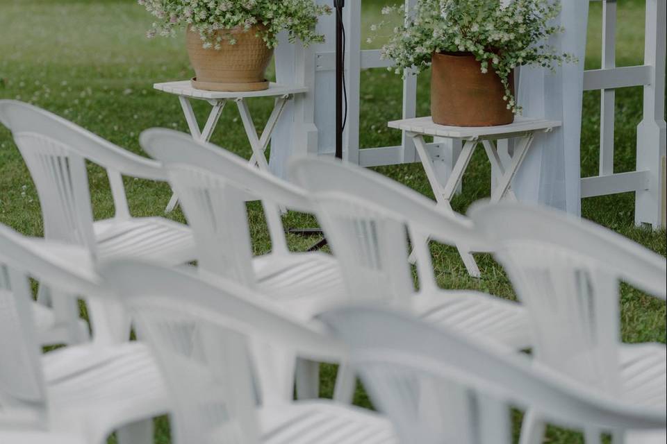 Backyard wedding 