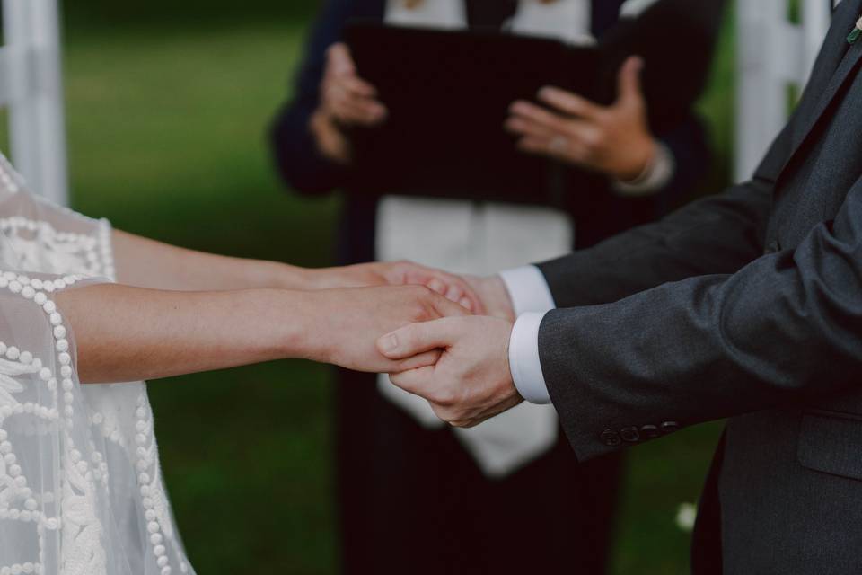 Backyard wedding 
