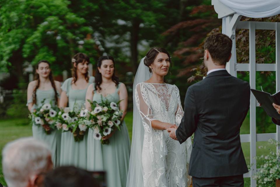 Backyard wedding 