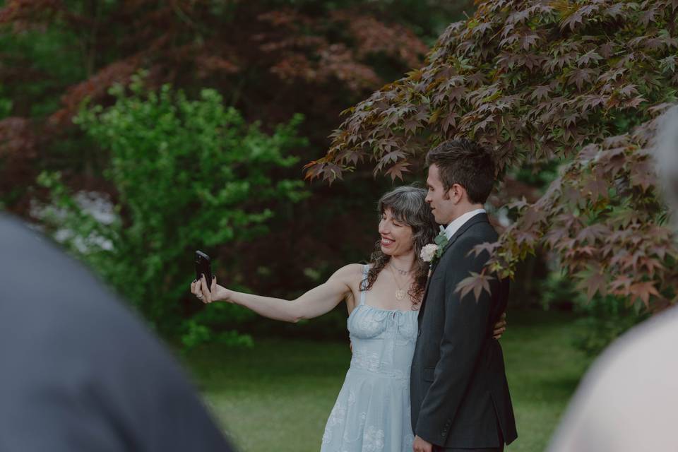 Backyard wedding 