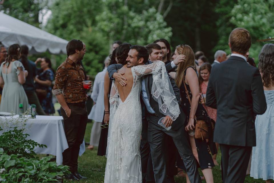 Backyard wedding 