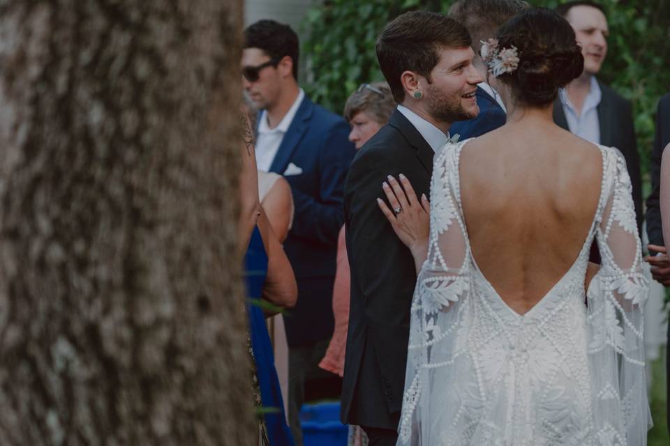 Backyard wedding 