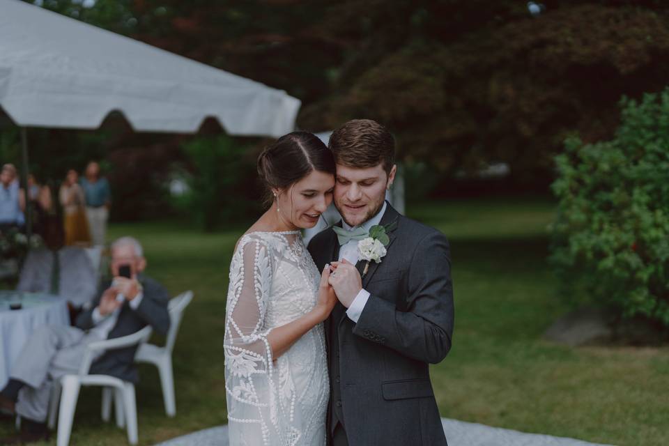 Backyard wedding 