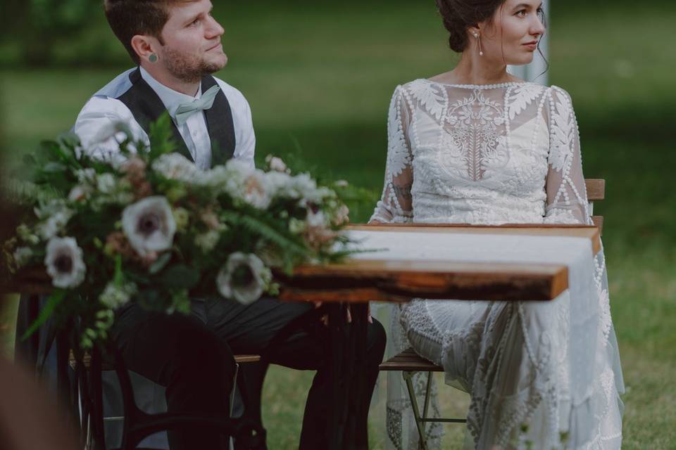 Backyard wedding 