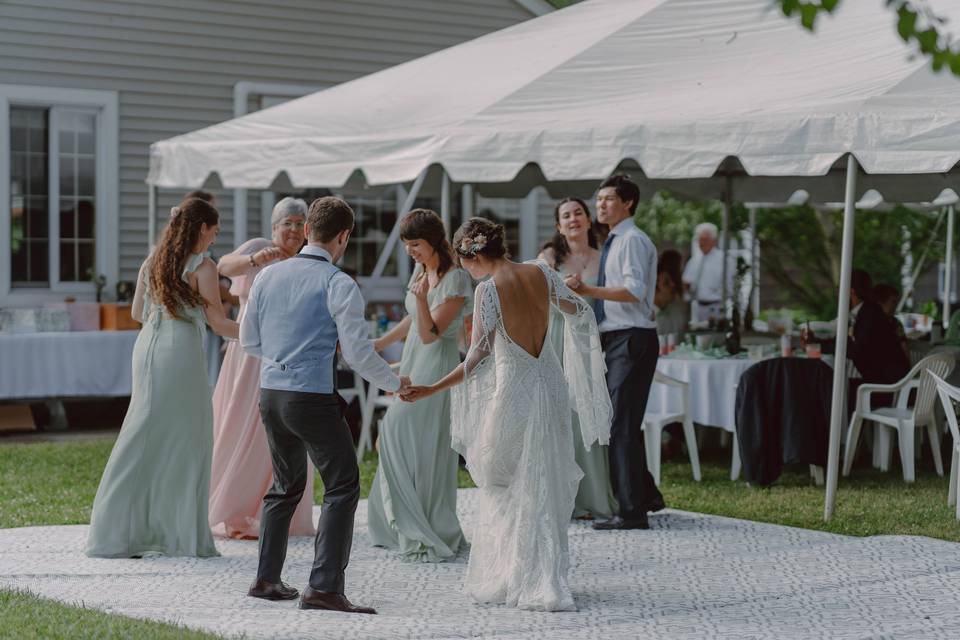 Backyard wedding 