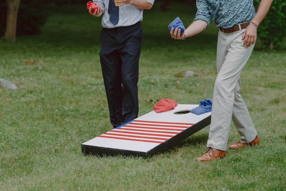 Backyard wedding 
