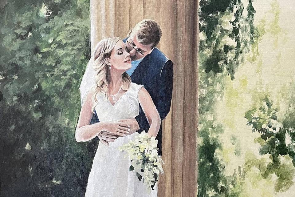 Live Wedding Painting Events with Kristin Yaremko